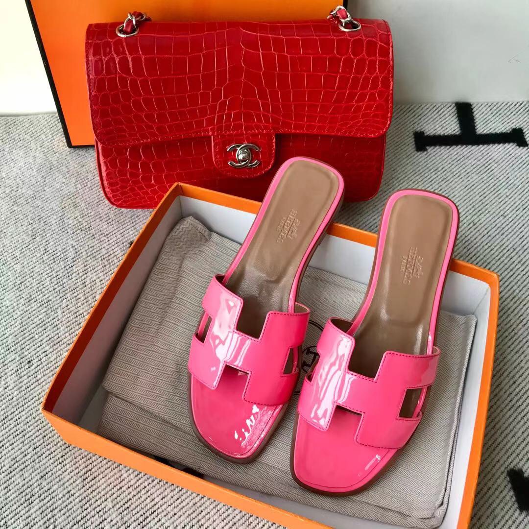 에르메스 올수공 오란 슬리퍼 샌들 페이던트 22